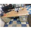Image 1 : double pedestal metal desk