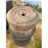 Image 2 : lot of 6 tires & rims 15", 14", 13"