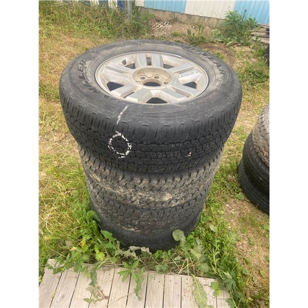 4 tires & rims 18"