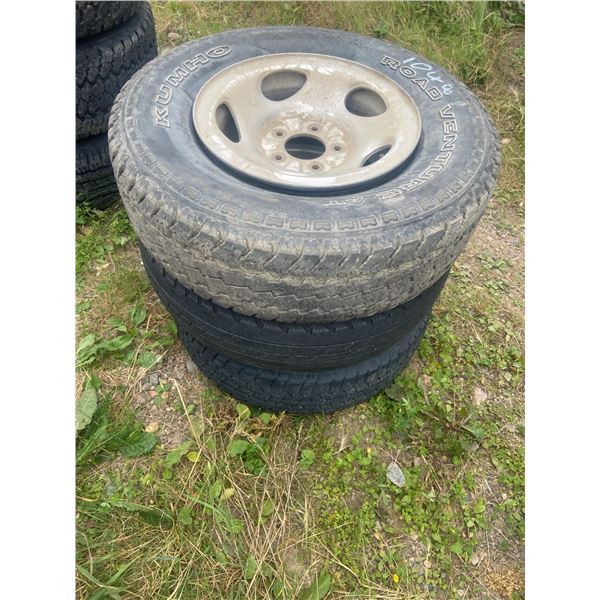 3 tires & rims 16"