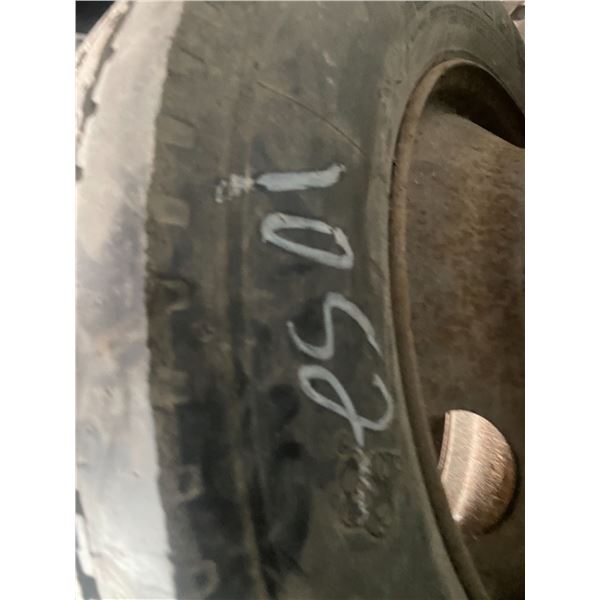 (1) 275/70/22.5 tire & rim