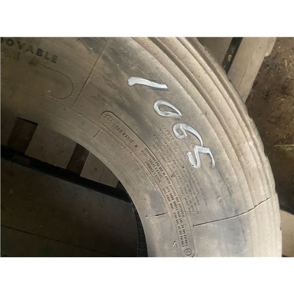 1 tire 12R/24.5 Michelin