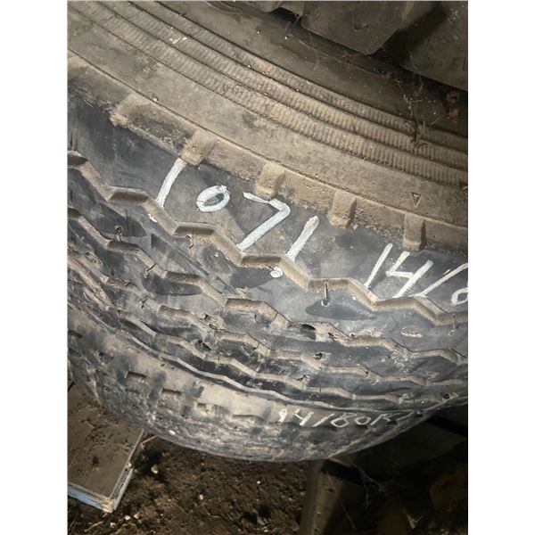 2 14/80/R70 tires & rims