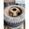 Image 1 : 4 tire & rims 8.75/16.5 c/w 8 bolt rims