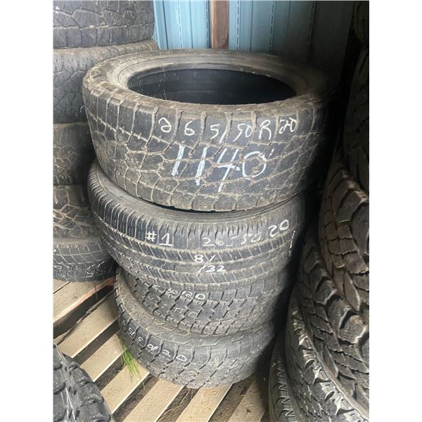 4 tires 265/50/R20