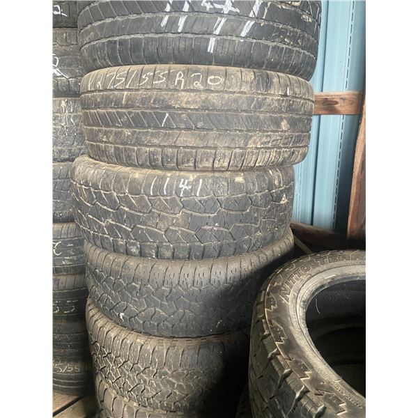 8 tires 275/55/R20