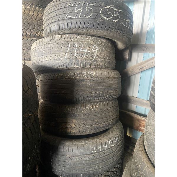 5 tires 245/55/R19