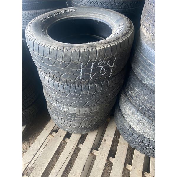 4 tires 265/60/R18