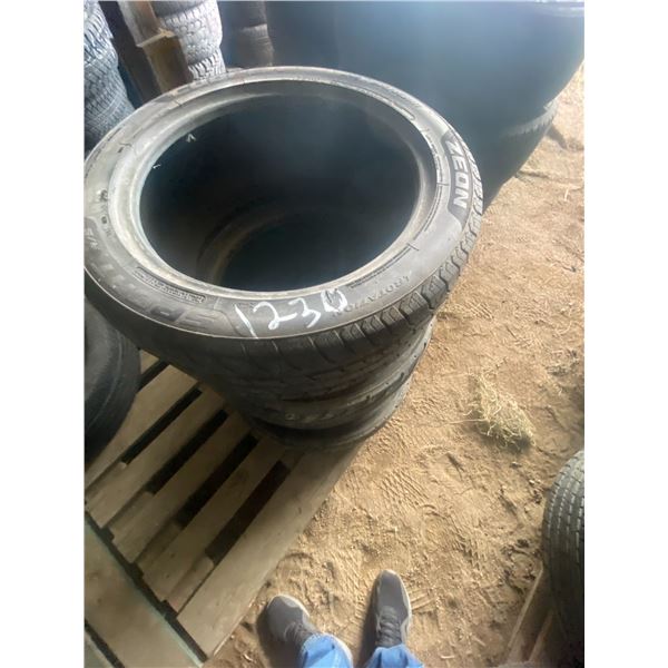 3 tires (2) 255/40/ZR17 & (1) 245/45/ZR17