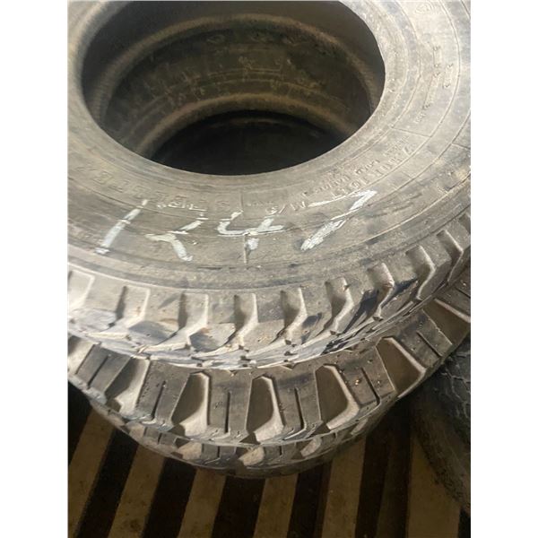 4 tires 7.50x16LT