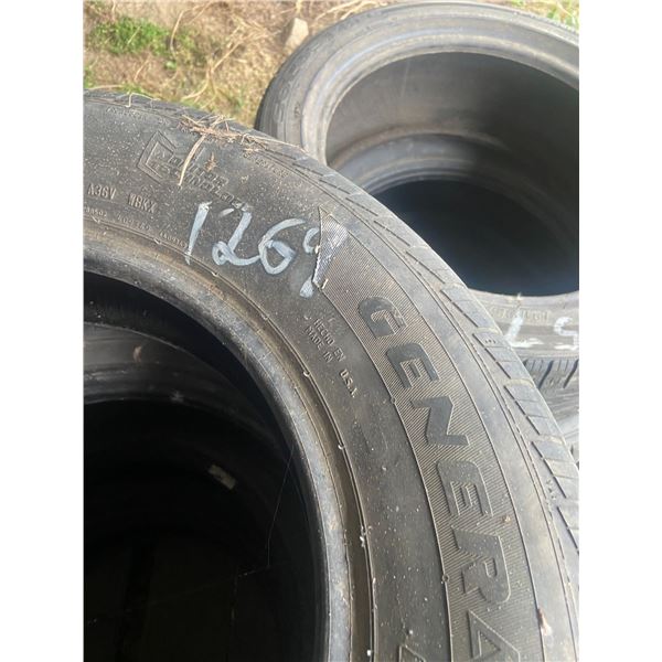 4 tires (3) 215/60/R16 & (1) 215/65/R16