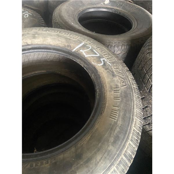 4 tires (3) 235/75/R16 & (1) 235/70/R16
