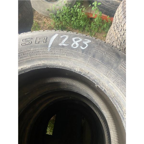 5 assorted 15" tires