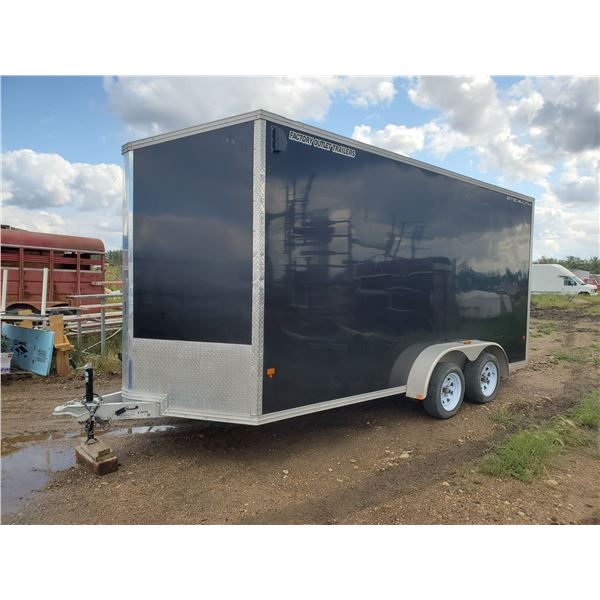 2018 16' ALCOM C7X16S TANSPORT TRAILER VIN: 5WFBE1627JB015960 *THIS ITEM IS LOCATED AT SCHMALZ AUCTI