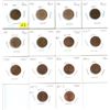 Image 1 : 14 USA pennies 1902 (2) 1905 (3) 1944 Red, 1978D, 1980D, 1993D, 1994, 5