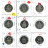 Image 1 : Canadian 50 cent 9 - 1965, 69, 73, 76, 95, 99, 2000, 1952-2002 P 2021 (MS66) all low mintage