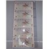 Image 2 : 1986 $2.00 bills X5 EGN8283716-20 sequential Thiessen/Bouey Gem