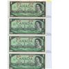 Image 1 : 1867-1967 $1.00 bills (4) CUNC