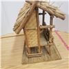 Image 6 : Wood Decorative thatch house 12"x12"