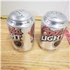 Image 1 : tin Coors light salt n pepper shakers salt and pepper