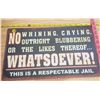 Image 2 : Tin sign 14" X 11"