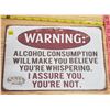Image 1 : Tin sign 12" X 8"