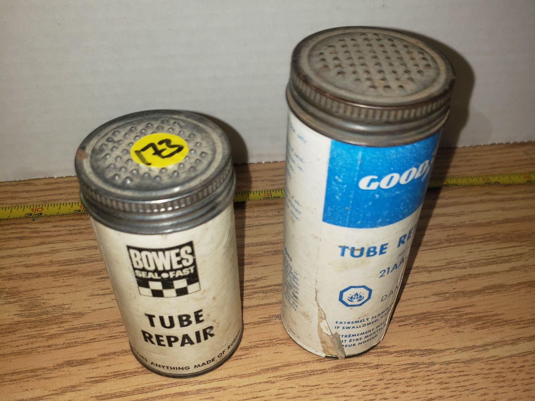 2 X vintage tire patch kits