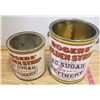 Image 1 : 2 X vintage Robin Sugar Cans