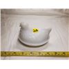 Image 1 : White Milk Glass Hen on Nest