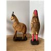 Image 2 : Wooden Cheetah + Wooden Hand Carved Animals