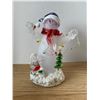 Image 3 : Frosted Glass decorative Snowman