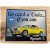Image 1 : Plymouth Cuda Tin Sign 16"x12"