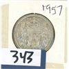 Image 1 : 1957 Canadian 50 Cent
