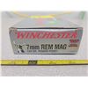 Image 2 : 20 X 7MM 150 GR. REMINGTON MAGNUM *NO SHIPPING*