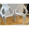 Image 2 : 2 White Kid's Patio Chairs
