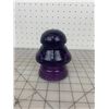 Image 1 : ANTIQUE TWO PIECE PURPLE TELEPHONE INSULATOR