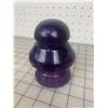 Image 5 : ANTIQUE TWO PIECE PURPLE TELEPHONE INSULATOR