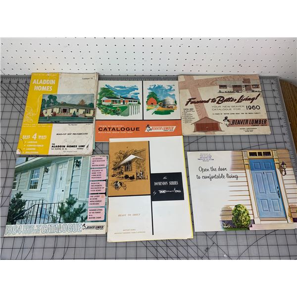 VINTAGE BEAVER LUMBER CATALOGS AND HOME BUILDING RELATED