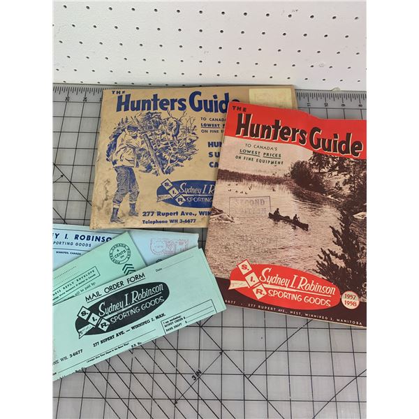 1957 58 S.I.R HUNTERS GUIDE SPORTING GOODS CATALOG SYDNEY ROBINSON