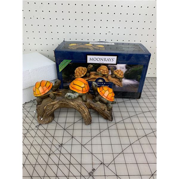 IN BOX MOONRAYS TURTLE LAMP
