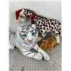 Image 1 : LOT OF PLUSH TOUS TIGER GIRAFFE TY