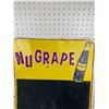 Image 2 : RARE VINTAGE NUGRAPE SODA POP ADVERTISING CHALKBOARD SIGN 27 1/4" x 19 1/4"
