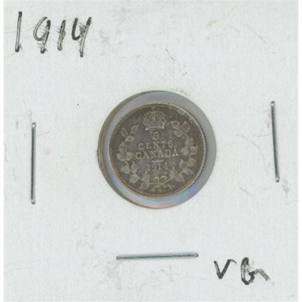 1914 Canadian Silver Nickel