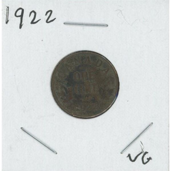 1922 Canadian Penny