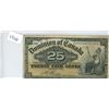 Image 1 : 1900 Dominion Of Canada 25 Cent Bill