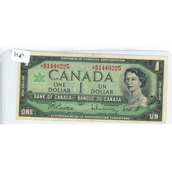 1967 Canadian Dollar Bill