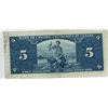 Image 2 : 1937 Canadian Five Dollar Bill