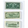 Image 2 : (3) 1937-1973 Canadian One Dollar Bills