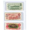 Image 2 : (3) 1973-1975 Canadian One Dollar, Two Dollar, Fifty Dollar Bills