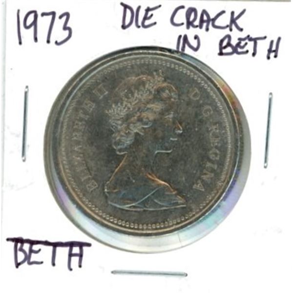 1973 Canadian One Dollar Coin